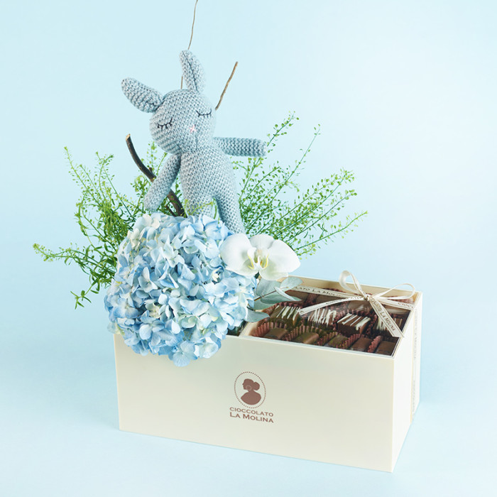 Blue Bunny Gift Box